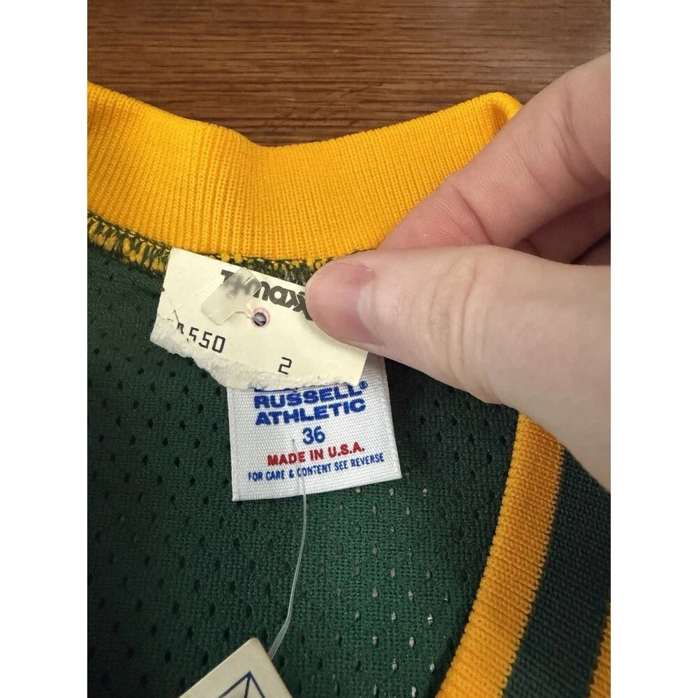 NWT Deadstock 90's Diamond Collection Oakland Athletics Jersey Russell Size 36